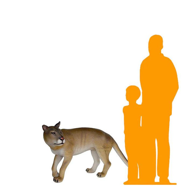 Cougar Standing Life Size Statue - LM Treasures 