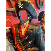 Pirate Captain Hook Photo Op Life Size Statue - LM Treasures 