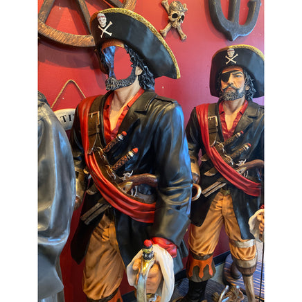 Pirate Captain Hook Photo Op Life Size Statue - LM Treasures 