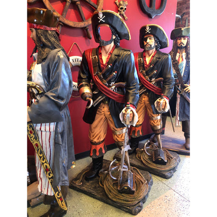 Pirate Captain Hook Photo Op Life Size Statue - LM Treasures 