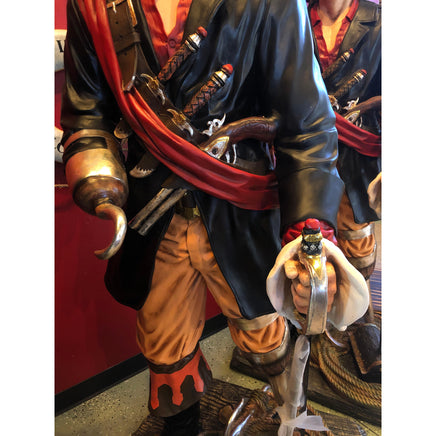 Pirate Captain Hook Photo Op Life Size Statue - LM Treasures 