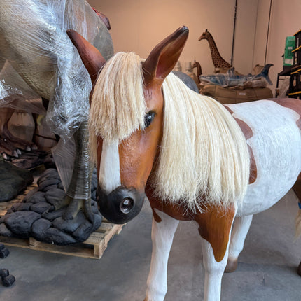 Shetland Pony Life Size Statue LM Treasures - A