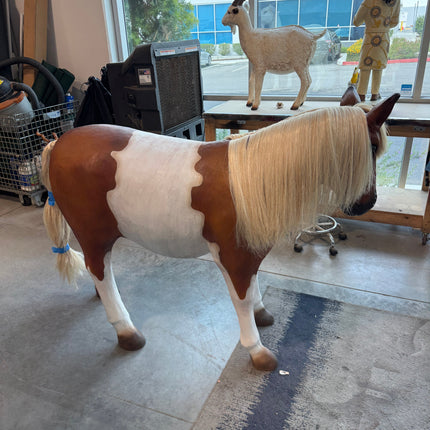 Shetland Pony Life Size Statue LM Treasures - A