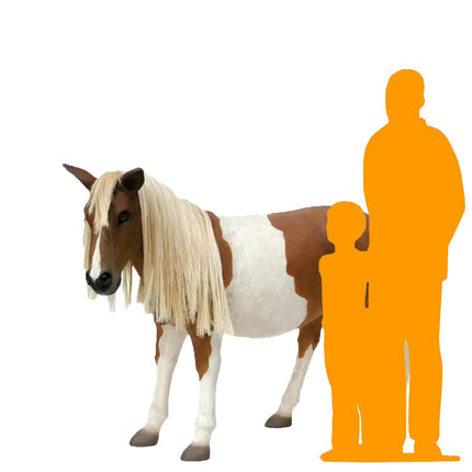 Shetland Pony Life Size Statue LM Treasures - A