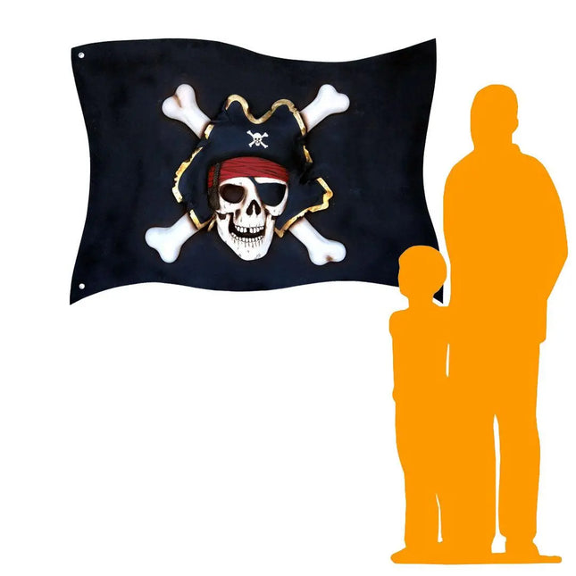 Pirate Flag Over Sized Statue LM Treasures - A