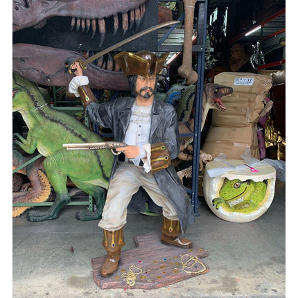 Buccaneer Pirate Life Size Statue - LM Treasures 