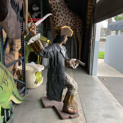 Buccaneer Pirate Life Size Statue - LM Treasures 