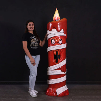 Mummy Candle Life Size Statue LM Treasures - H