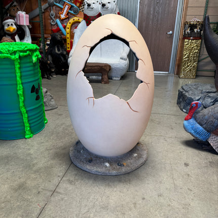 Small Dinosaur Egg Photo Op Statue