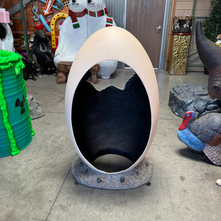 Small Dinosaur Egg Photo Op Statue