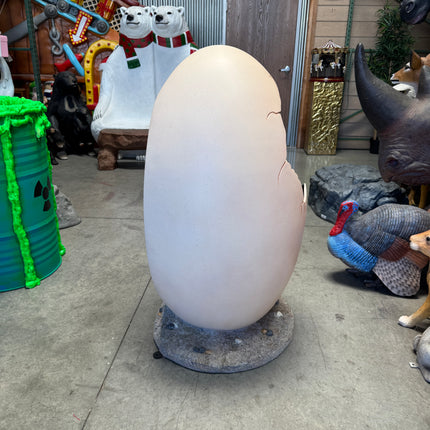 Small Dinosaur Egg Photo Op Statue