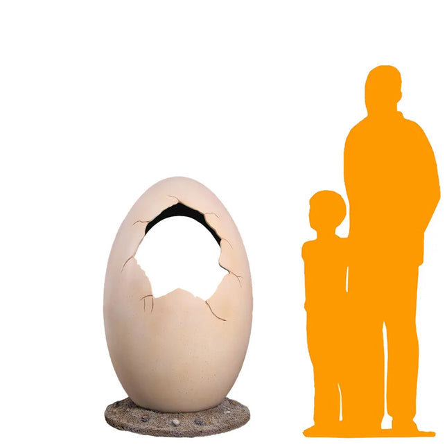 Small Dinosaur Egg Photo Op Statue LM Treasures - H