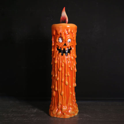Pumpkin Candle Life Size Statue - LM Treasures