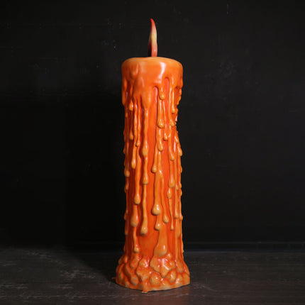 Pumpkin Candle Life Size Statue - LM Treasures