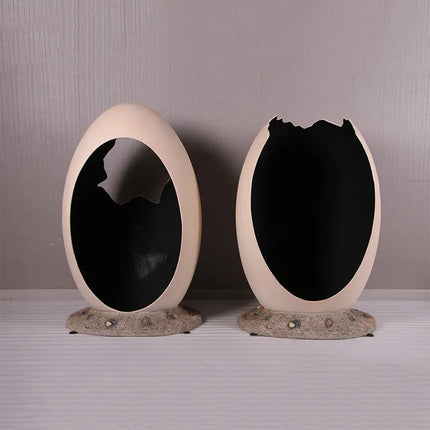 Small Peekaboo Dinosaur Egg Photo Op Statue LM Treasures - H