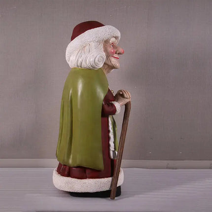 Vintage Mrs. Claus Small 4ft Statue LM Treasures - H