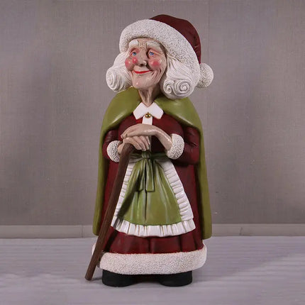 Vintage Mrs. Claus Small 4ft Statue LM Treasures - H