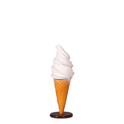 Small Vanilla Soft Serve Ice Cream Table Top Statue LM Treasures - H