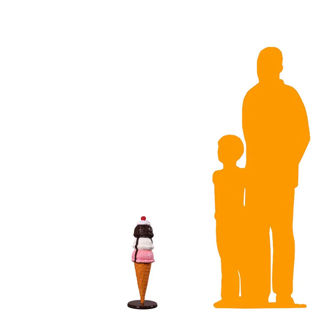 Small Gelato Ice Cream Table Top Statue LM Treasures - H