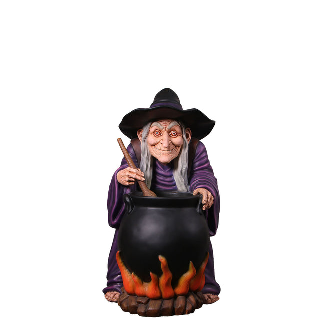 Witch with Cauldron Small Statue - LM Treasures