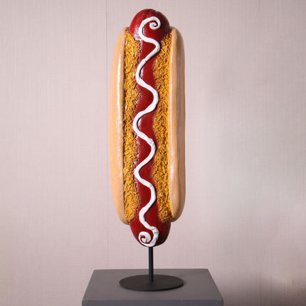 Small Hot Dog on Base Statue LM Treasures - H