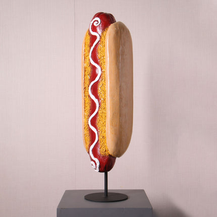 Small Hot Dog on Base Statue LM Treasures - H