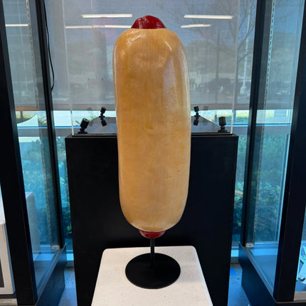 Small Hot Dog on Base Statue - LM Treasures