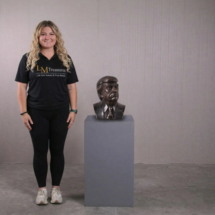 Small Donald Trump Bust Life Size Statue
