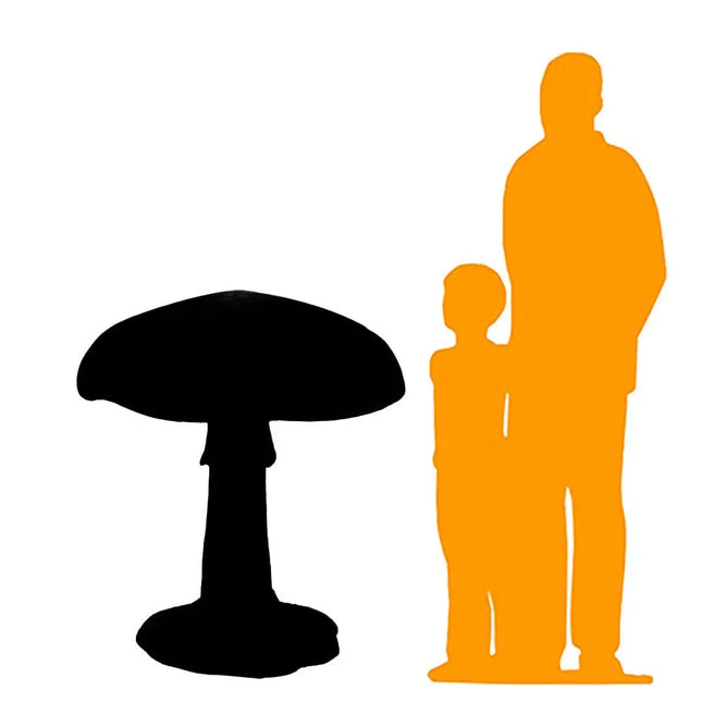 Large Yellow Mushroom Over Sized Statue LM Treasures - T