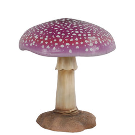 Large Purple Mushroom Over Sized Statue - LM Treasures 