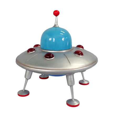 Comic UFO Landed Alien Spaceship Statue LM Treasures - T