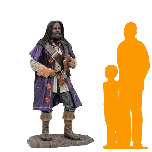 Caribbean Pirate Life Size Statue LM Treasures - A