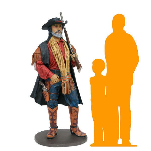 Cowboy With Shotgun Life Size Statue LM Treasures - A