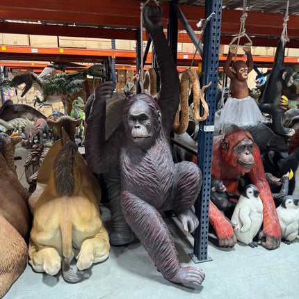 Hanging Jumbo Orangutan Monkey Statue LM Treasures - A