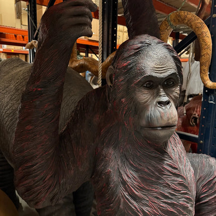 Hanging Jumbo Orangutan Monkey Statue LM Treasures - A
