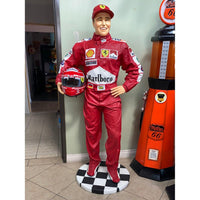 F1 Race Car Driver Life Size Statue - LM Treasures 