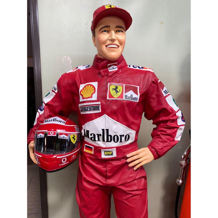 F1 Race Car Driver Life Size Statue - LM Treasures 