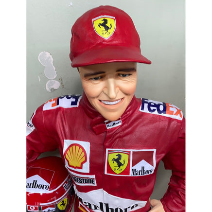 F1 Race Car Driver Life Size Statue - LM Treasures 