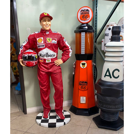 F1 Race Car Driver Life Size Statue - LM Treasures 