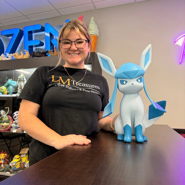 Pokemon Glaceon Funism Table Top Statue LM Treasures - F