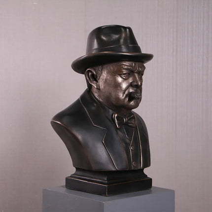 Winston Churchill Bust Life Size Statue LM Treasures - H