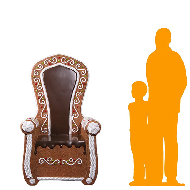 Gingerbread Throne Statue LM Treasures - H
