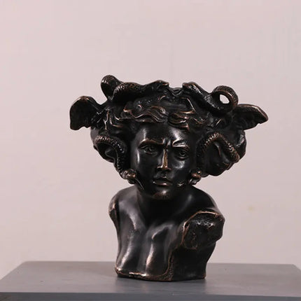 Small Medusa Bust Table Top Statue LM Treasures - H