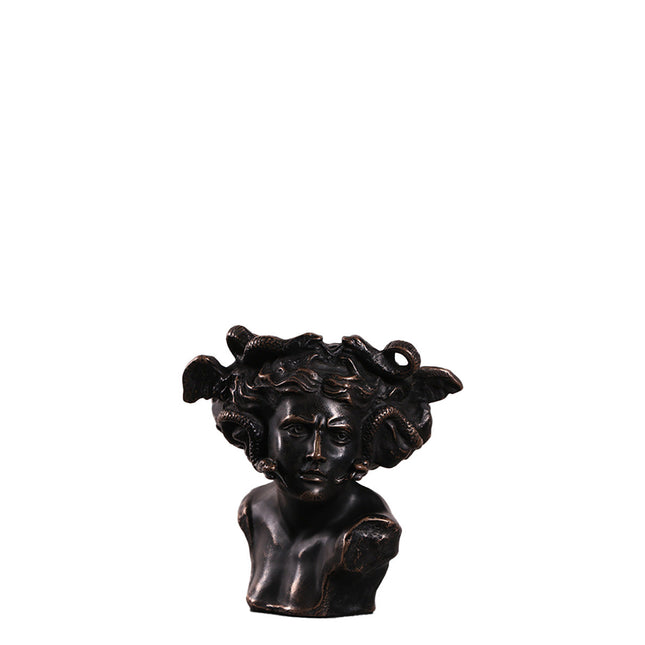 Small Medusa Bust Table Top Statue