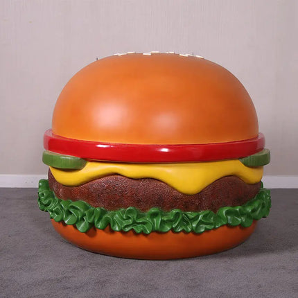 Giant Cheeseburger Over Sized Statue