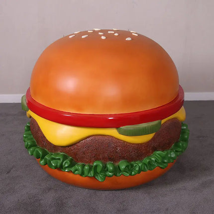 Giant Cheeseburger Over Sized Statue