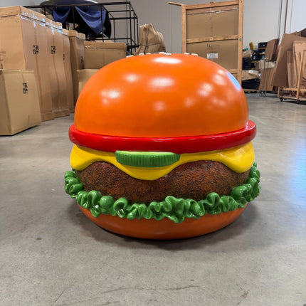 Giant Cheeseburger Over Sized Statue LM Treasures - H