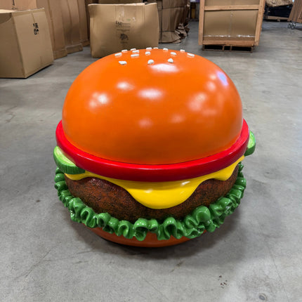 Giant Cheeseburger Over Sized Statue LM Treasures - H