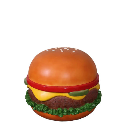 Giant Cheeseburger Over Sized Statue