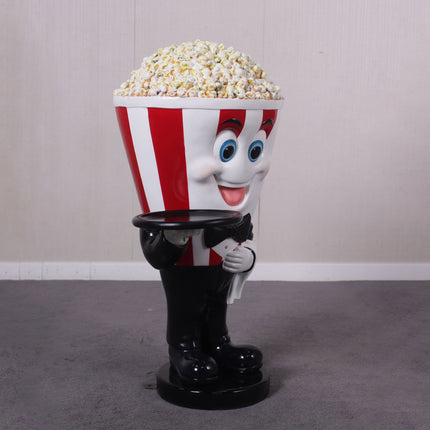 Popcorn Waiter Butler Statue LM Treasures - H